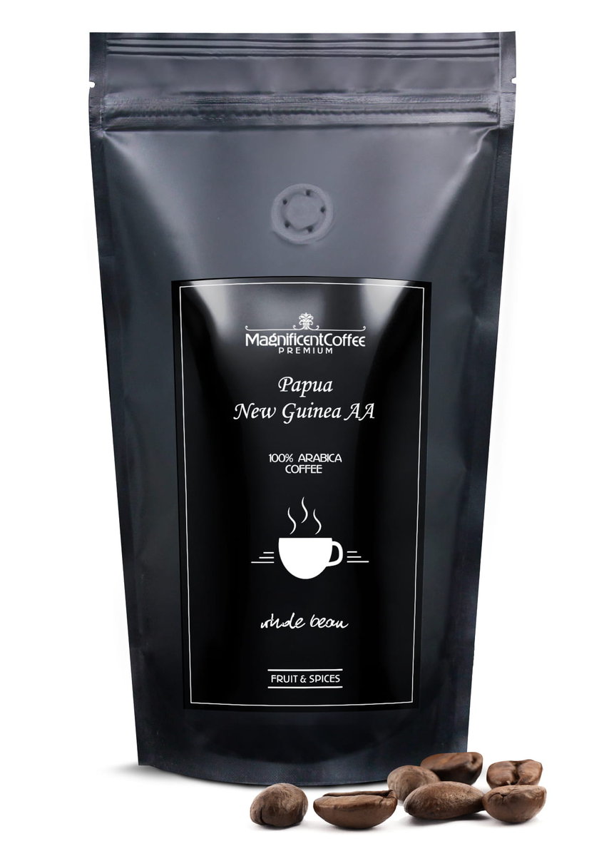 Kawa ziarnista PAPUA NEW GUINEA Magnificent Coffee 100% Arabica 500g