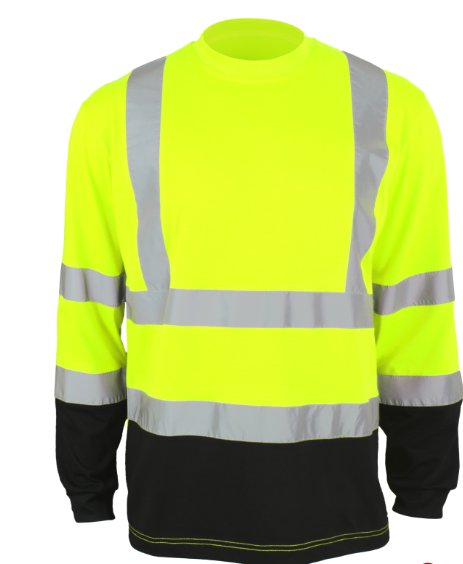 KOSZULKA robocza żółta Fluorescencyjna ostrzegawcza odblask długi rękaw  M ARTMAS