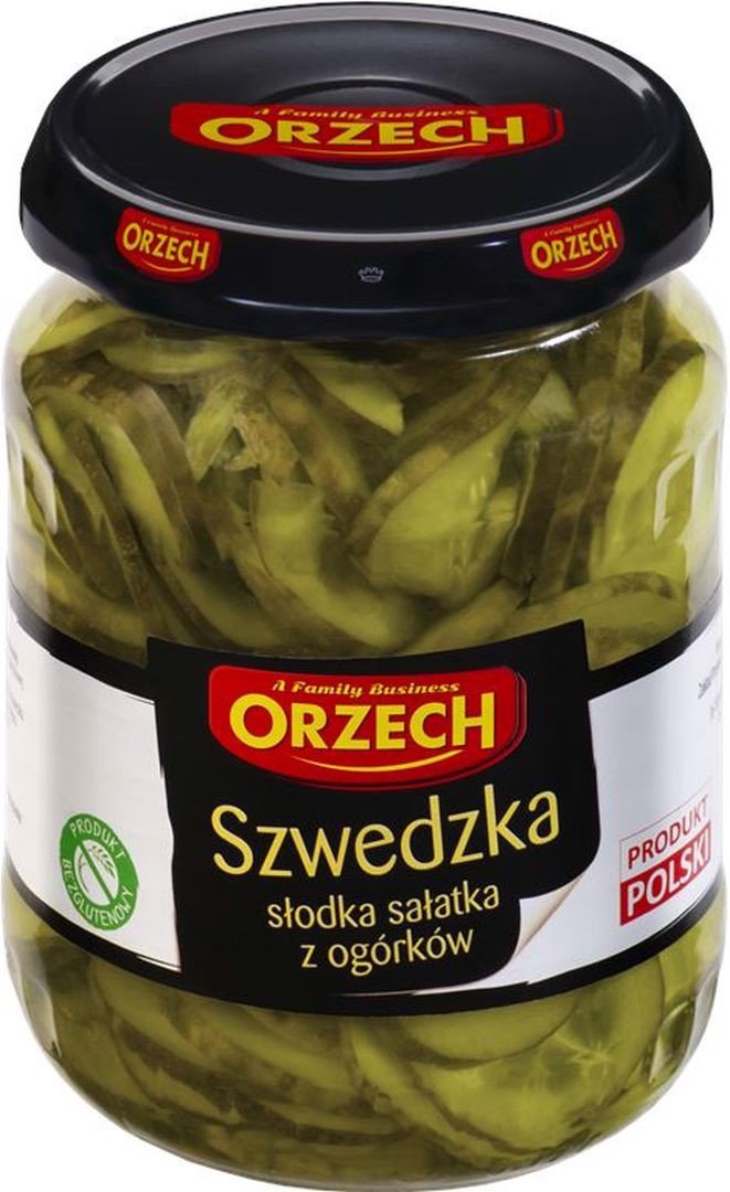 Orzech Szwedzka sałatka z ogórków 710g