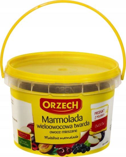 Orzech Marmolada wieloowocowa twarda 600g
