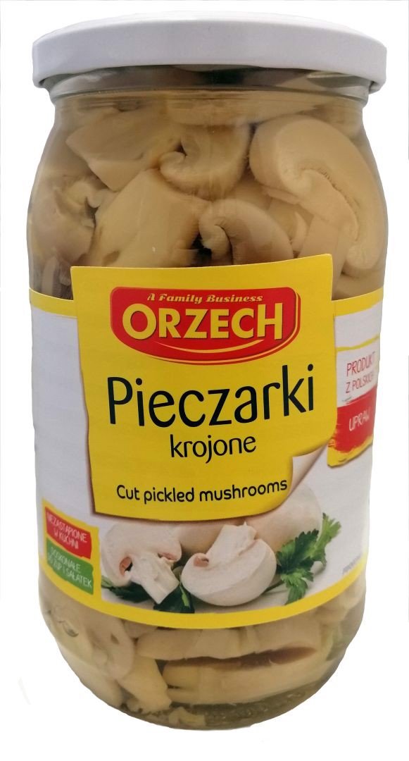 Orzech Pieczarka marynowana krojona 730g