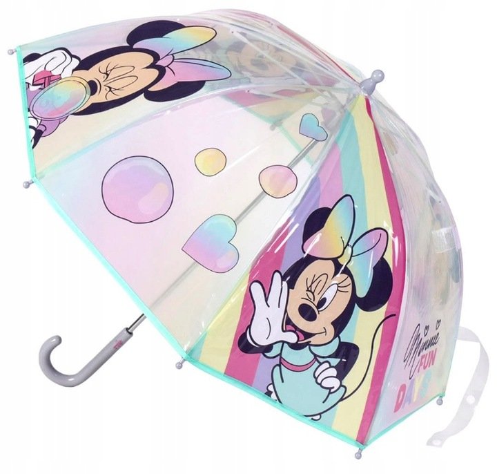 Parasolka Dziecięca Myszka Minnie Disney Transparentna Mini Dla dziecka