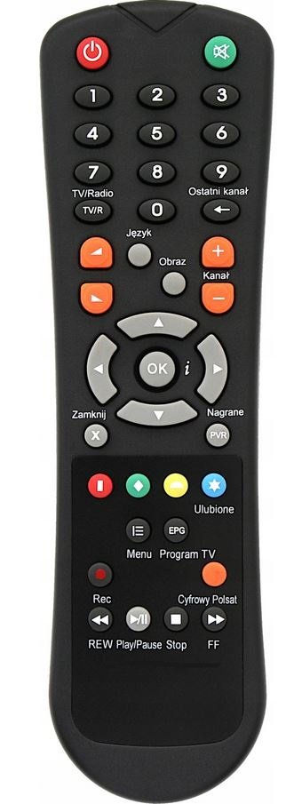 Pilot do dekodera Cyfrowego Polsatu POLSAT HD2000 HD3000 HD5000 Wysokiej Jakości