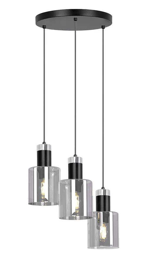 Elegancka szklana lampa wisząca nad stół - A470 E9-B80