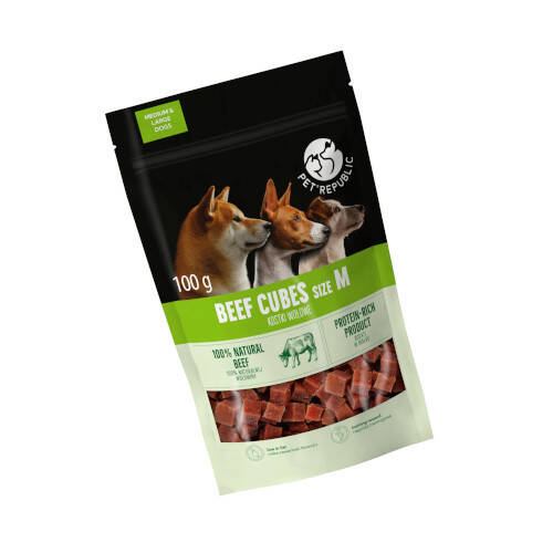 PetRepublic przysmak kostki wołowe dla psa 100g M