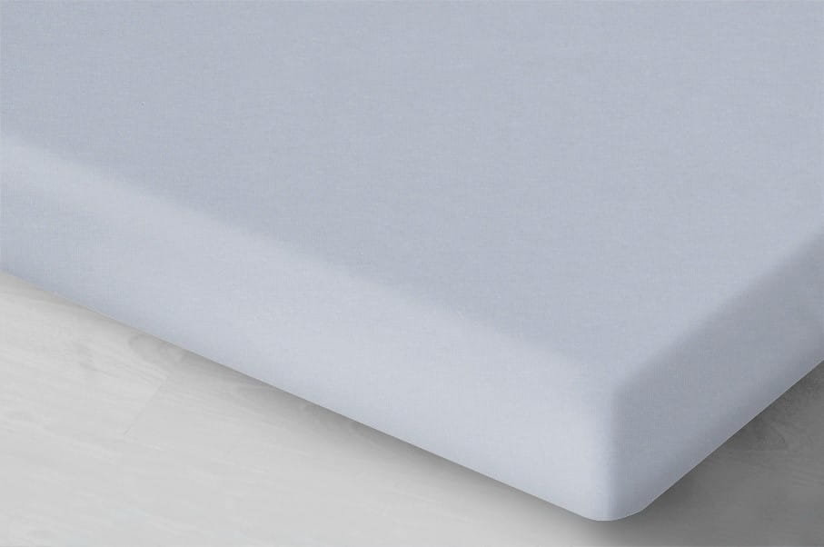 Prześcieradło satynowe z gumką 200x220 popiel-28