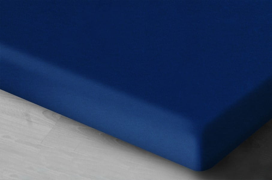 Prześcieradło satynowe z gumką 200x220 atrament-18