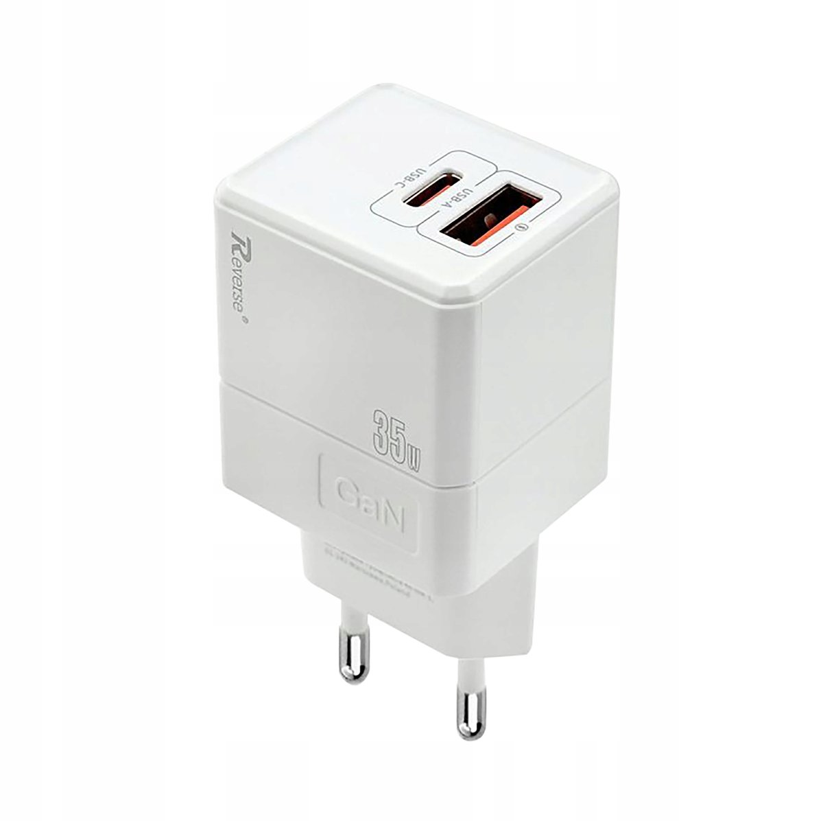 SZYBKA Ładowarka sieciowa USB TYP-C 35W GaN QC 3.0 KOSTKA uniwersalna