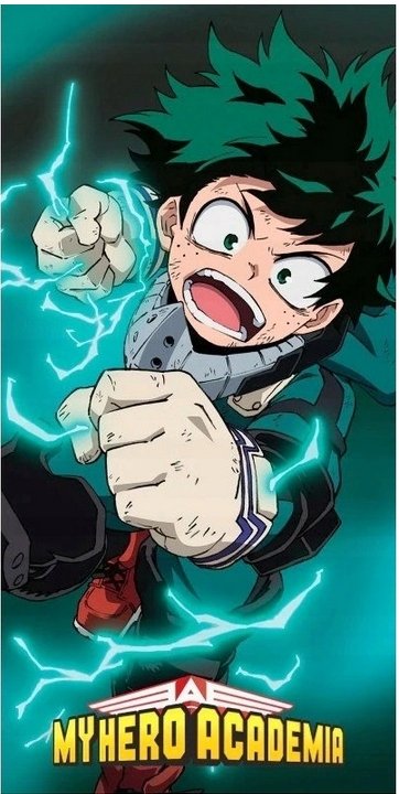 Ręcznik MY HERO ACADEMIA Manga 70X140 Bawełniany Oryginalny