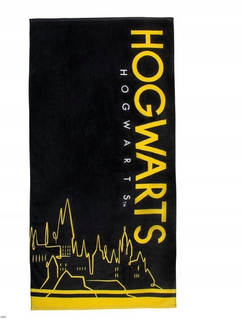 DUŻY Ręcznik plażowy 70x140 Harry Potter Hogwarts bawełniany Oryginalny