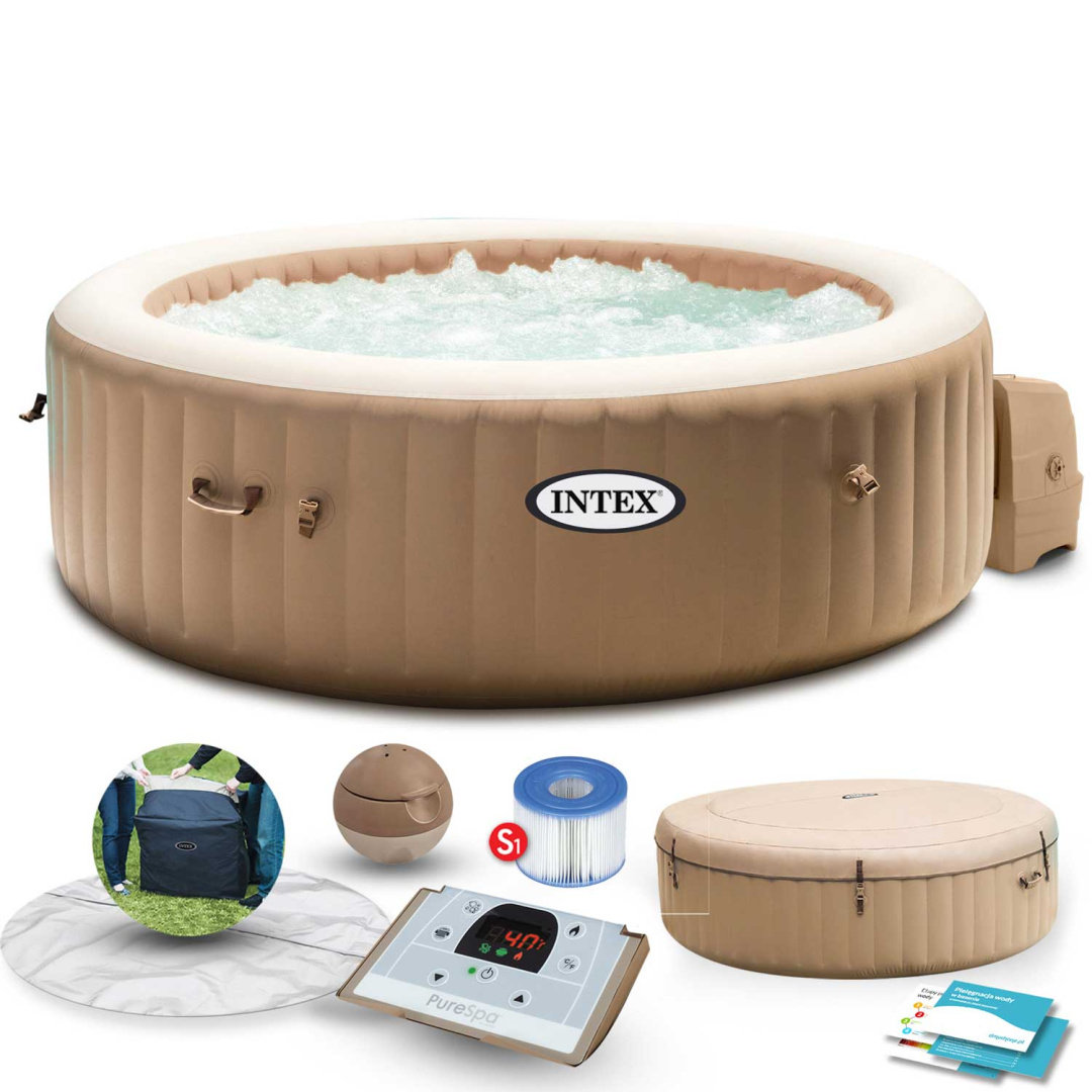 JACUZZI dmuchane 196 cm 4 osoby Spa INTEX w 24H!