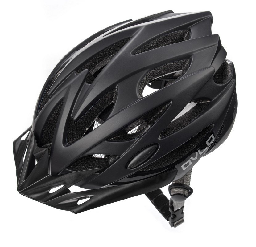 KASK ROWEROWY METEOR OVLO czarny r.M 16857