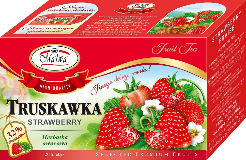 MALWA Truskawskowa 20tb herbata-