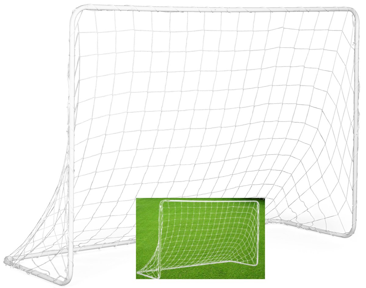 BRAMKA do piłki nożnej PIŁKARSKA 180x120 METALOWA dla dzieci dziecięca