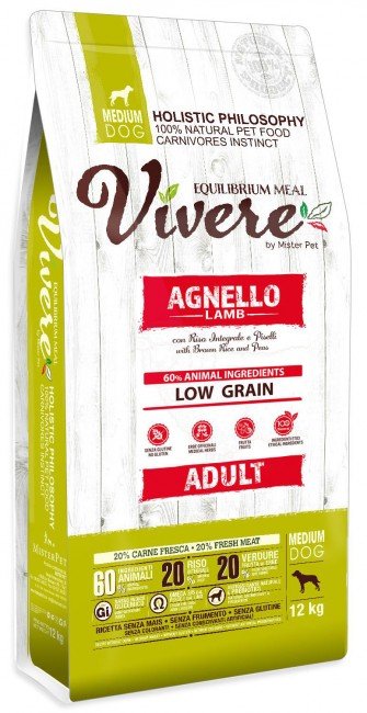 Vivere Dog Medium Adult Lamb 3 kg