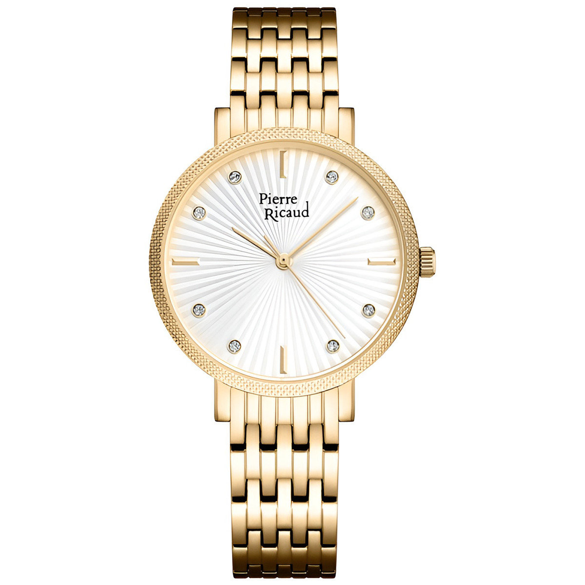 Zegarek Damski Pierre Ricaud P22079.1193Q CYRKONIE złoty