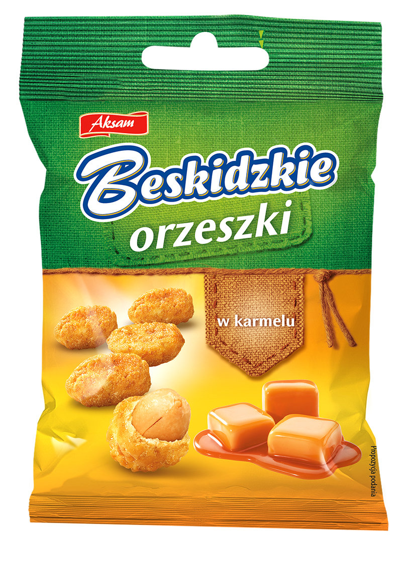 BESKIDZKIE Orzeszki w karmelu 100g
