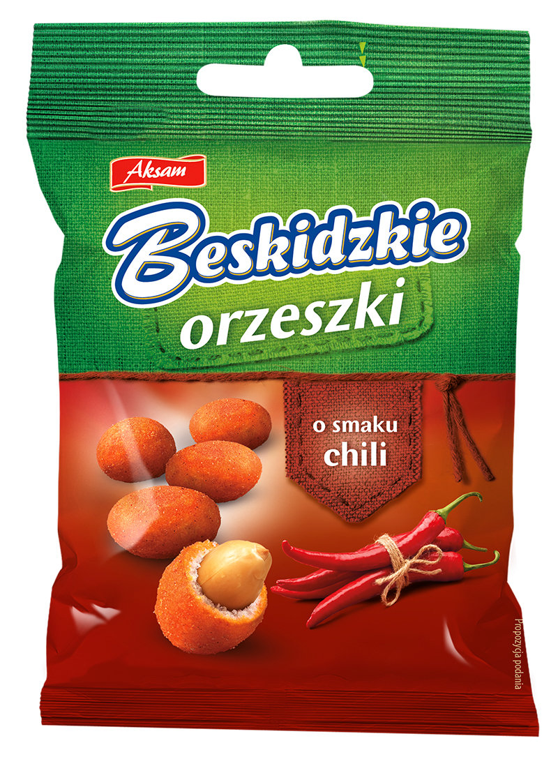 BESKIDZKIE Orzeszki o smaku chili 70g [10]