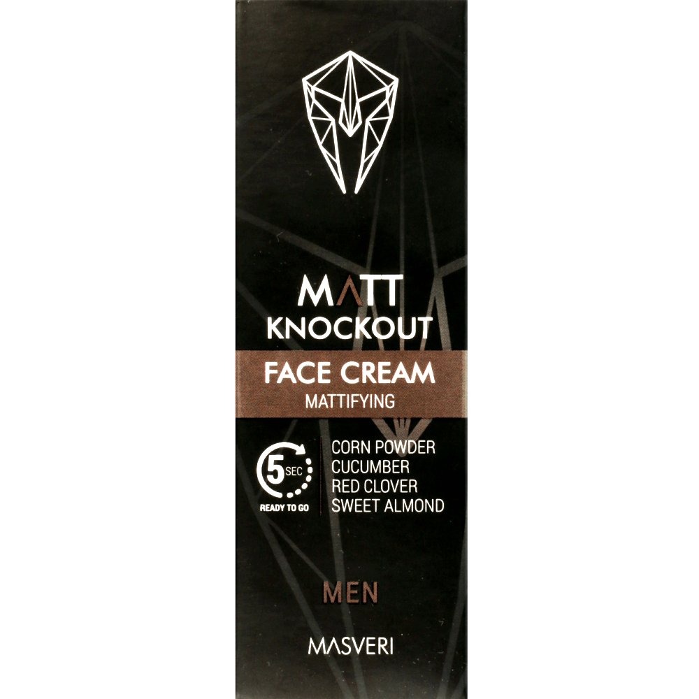 Masveri - Matt Knockout Cream - Matujący krem do twarzy 75ml