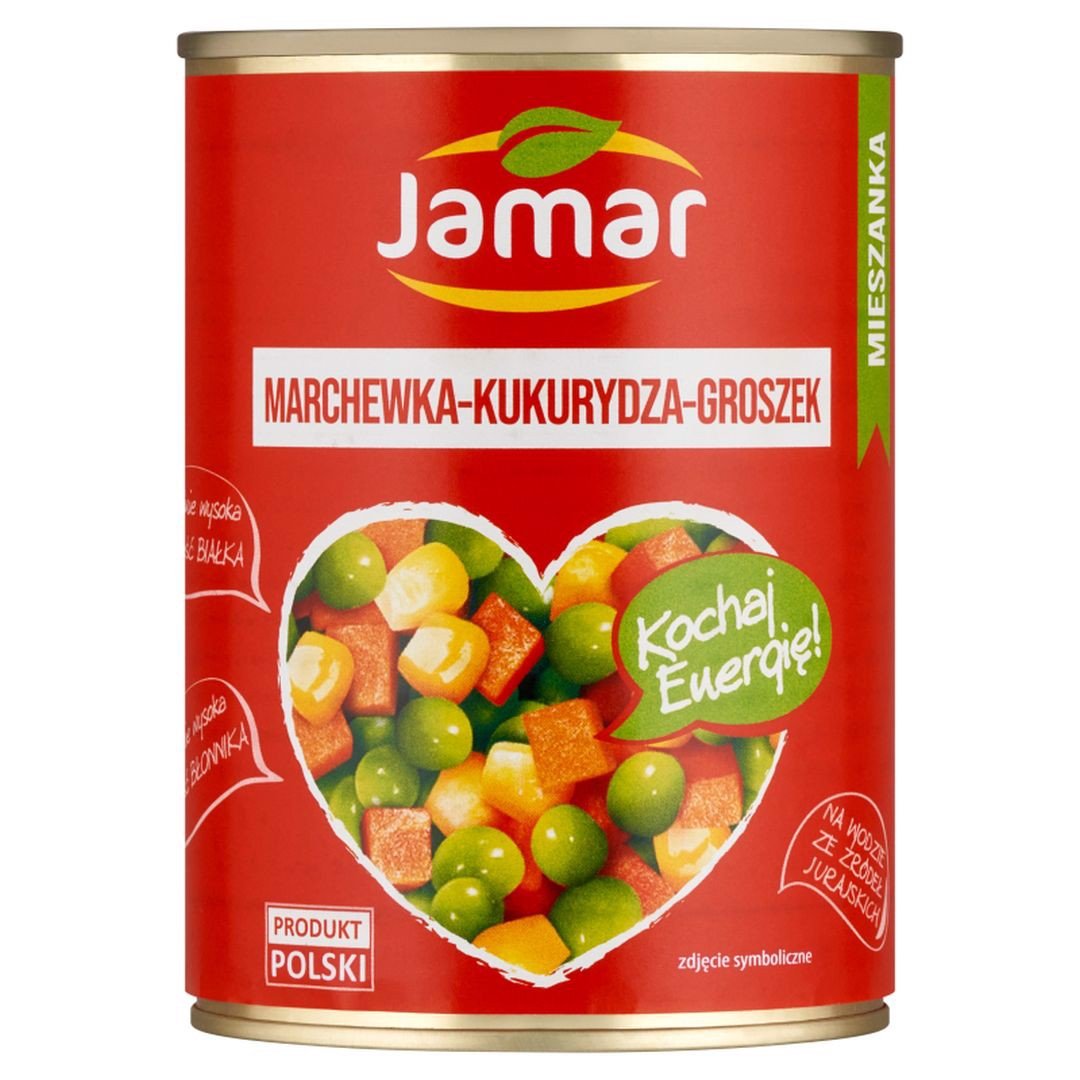 Jamar Mieszanka marchewka groszek kukurydza 380 g