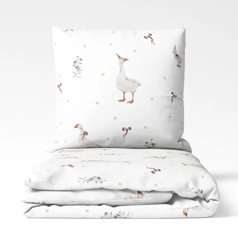 Pościel Dziecięca Gąski 140x200 Bawełniana / Bajkowe Wnętrza