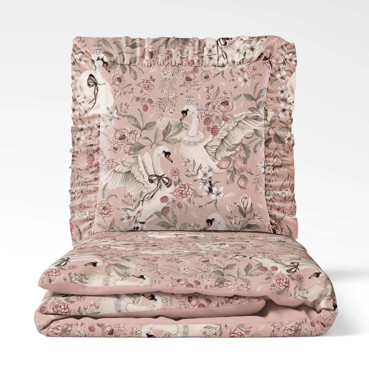 Pościel Dziecięca Swan Queen Królowa Łabędzi 140x200 Bawełniana / Bajkowe Wnętrza