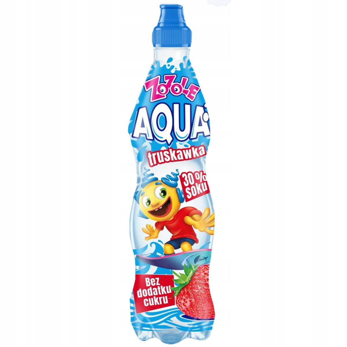 Zozole Aqua Napój niegazowany o smaku truskawkowym 500 ml