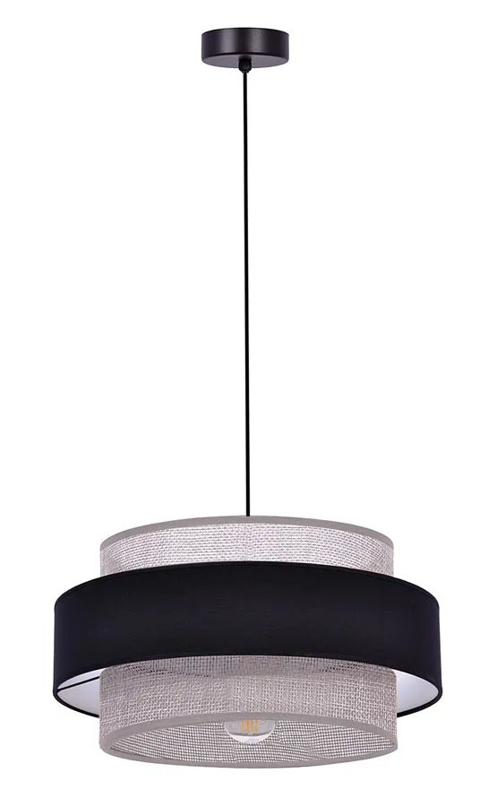 Lampa abażurowa wisząca boho nad stół A6-R26