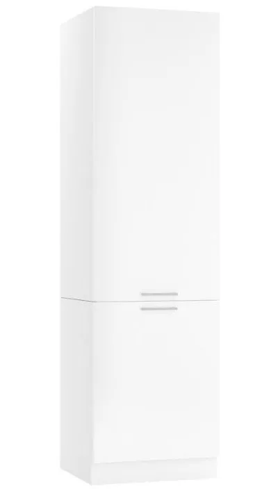 Biały wysoki słupek kuchenny 60 cm połysk N3-N08