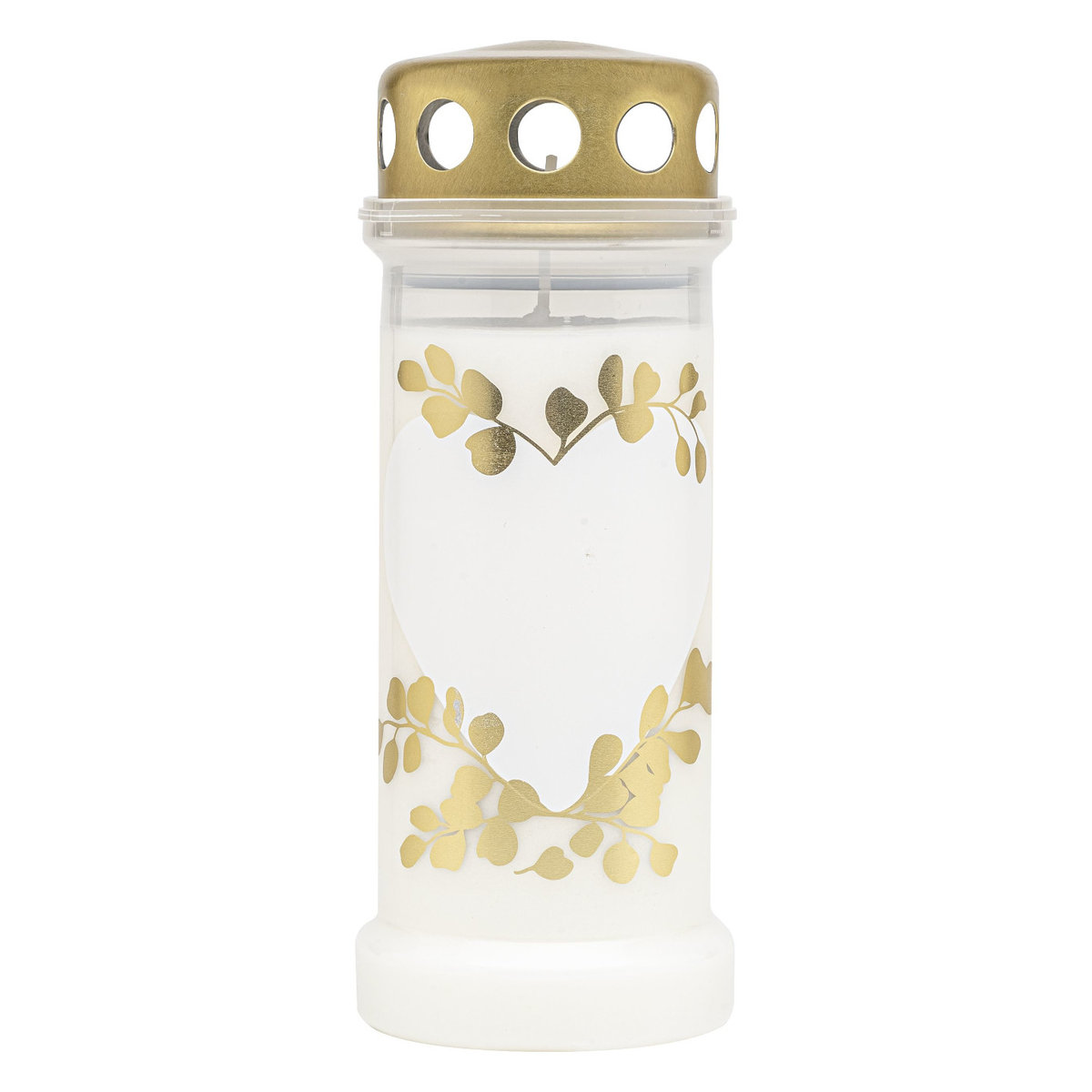 Znicz wkład z metalowym wieczkiem Bolsius Nr 6L Serce 70h 1 sztuka