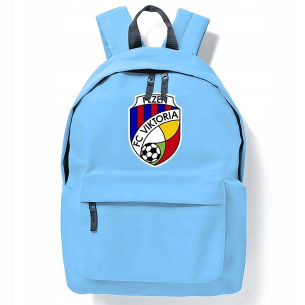PLECAK SZKOLNY NIEBIESKI FC VIKTORIA PLZEN Piłka Nożna Treningowe Wzory