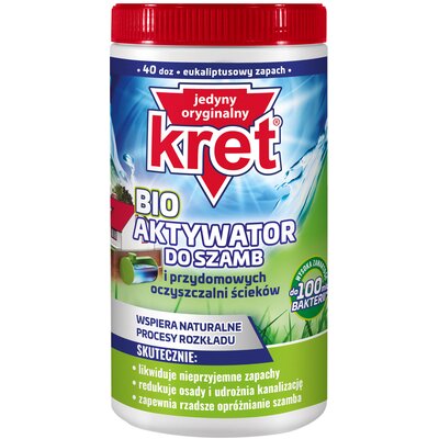 Kret KRET BIO AKTYWATOR Do szamb i oczyszczalni, 1 KG 5900931032635