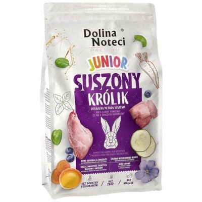 DOLINA NOTECI Premium Junior Królik- karma suszona dla psa 4kg
