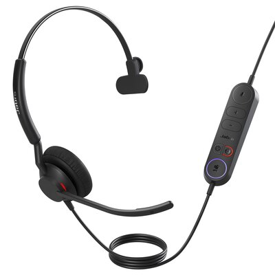 Jabra Engage 40 Inline Link, Mono, USB-A, MS przewodowy monofoniczny zestaw słuchawkowy certyfikowany dla Microsoft Teams