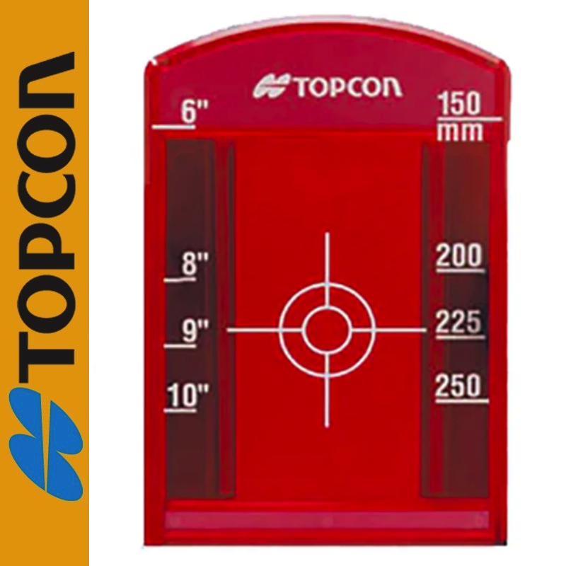 Tarcza mała czerwona do zielonych laserów z auto wpasowaniem TOPCON