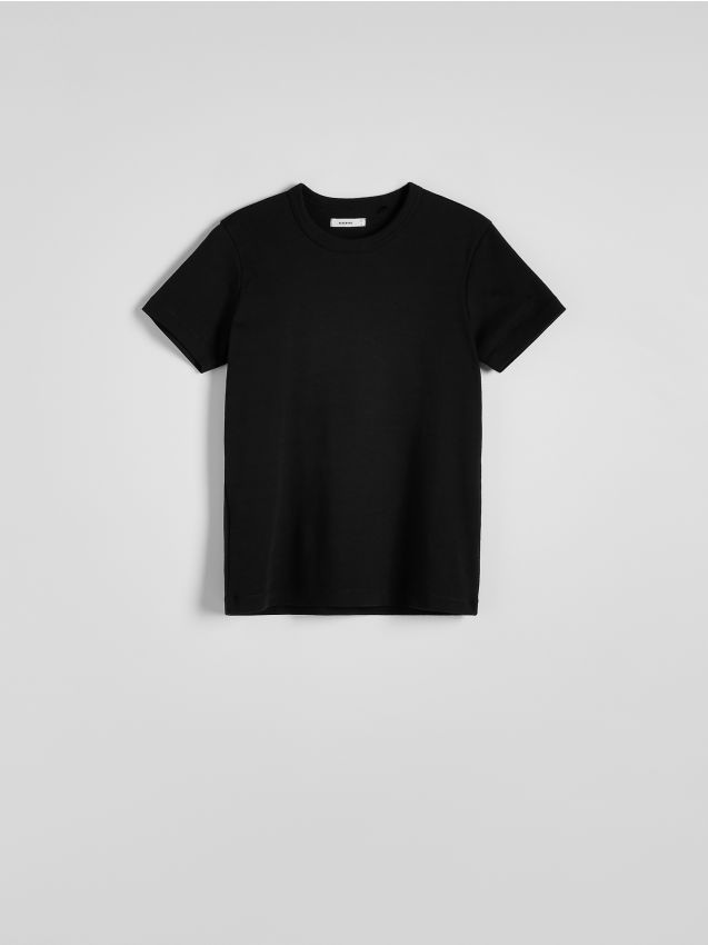 Reserved - T-shirt HEAVY COTTON - czarny