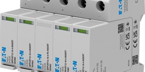 Ogranicznik przepięć do fotowoltaiki TYP 1+2 1100VDC + styk, dwa łańcuchy SPPVRT12-10-4+PE+AX