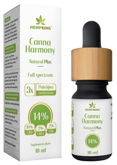 Canna Haromony 14%: 10% CBD + 2% CBDA + 2% CBG 10ml, Biowen