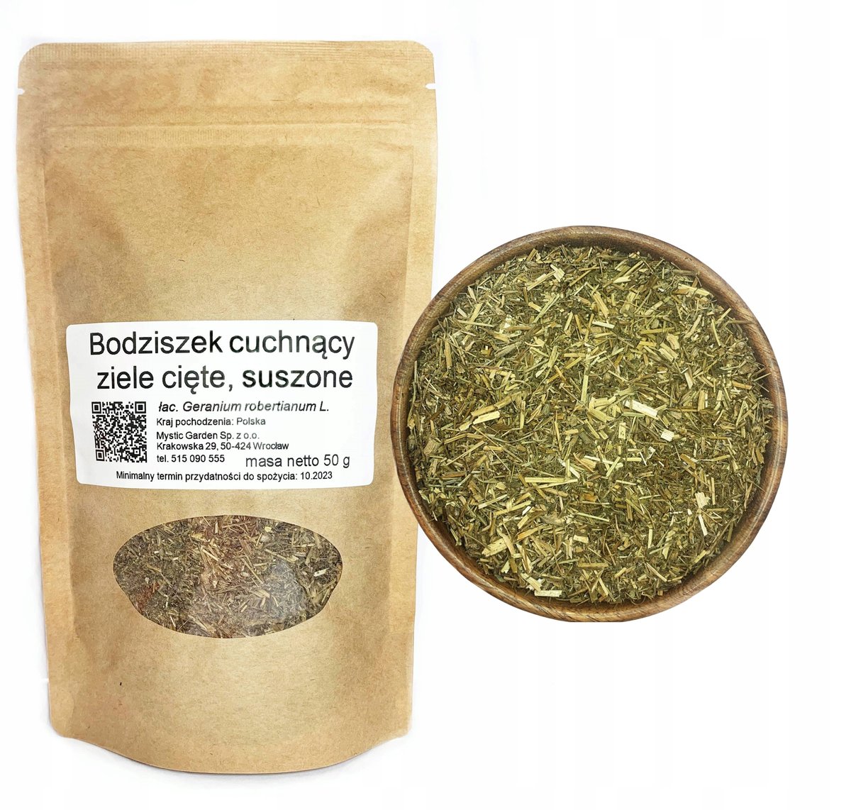 Bodziszek cuchnący Geranium 50g CERTYFIKAT