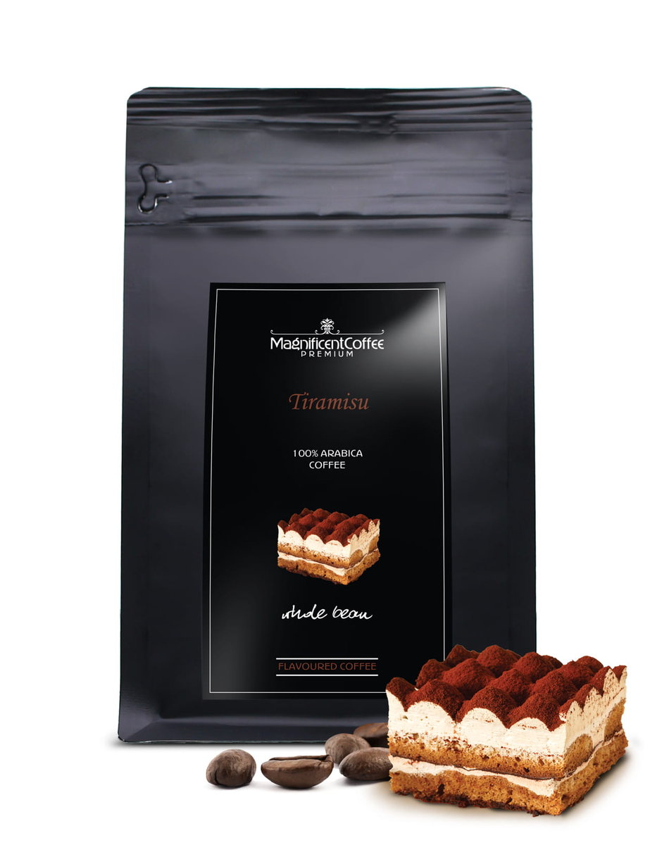 Kawa smakowa ziarnista Tiramisu Magnificent Coffee 500g