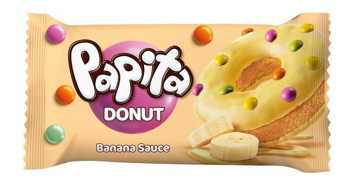 Papita Donut o smaku bananowym 40 g