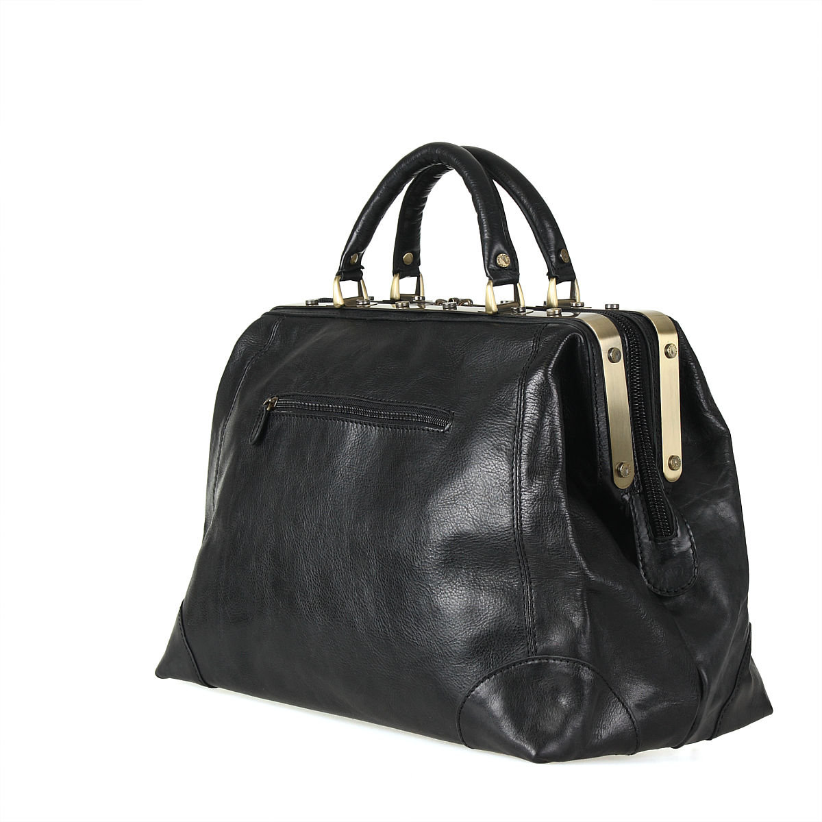 Kufer podróżny z naturalnej skóry licowej Torba podróżna KATANA