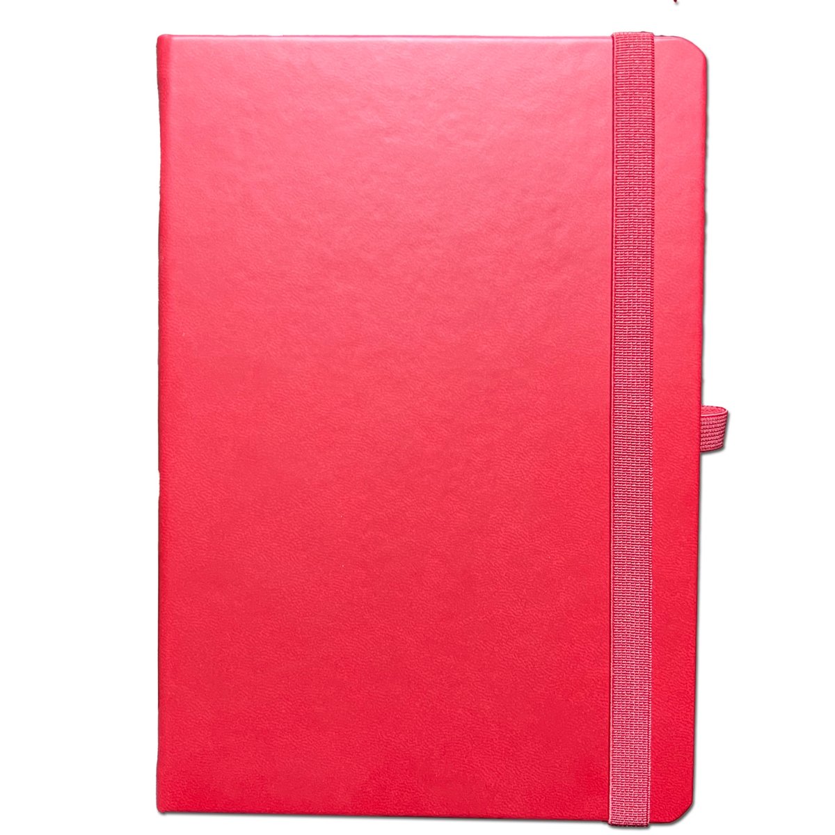 ELEGANCKI Notes Notatnik A5 w kropki z gumką KRWISTA CZERWIEŃ