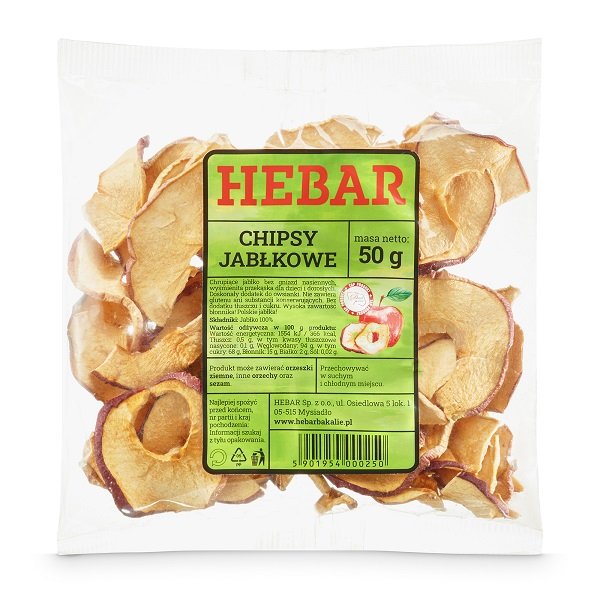 Chipsy jabłkowe 50g