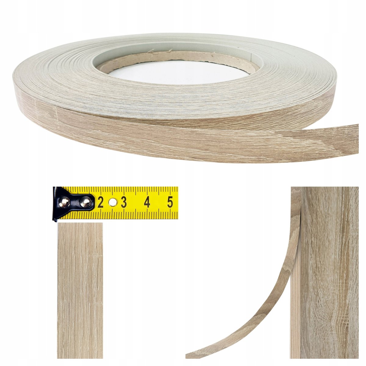 Klejowe Obrzeże Meblowe Dąb Sonoma Na Regał Meble Blat Biurko 21mm x 100m