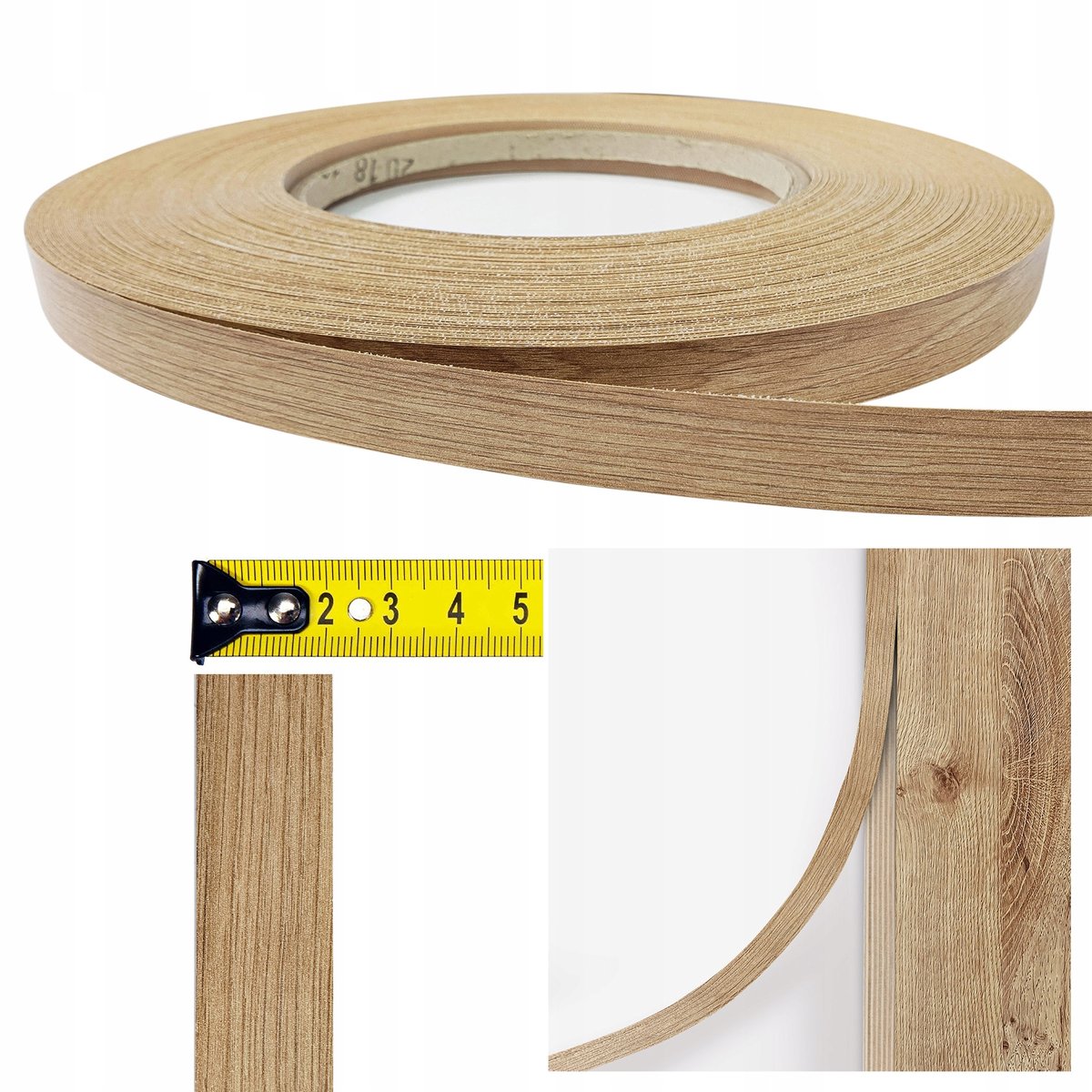 Samoprzylepne Obrzeże Meblowe Dąb Dziki Na Meble Biurko Regał 21mm x 10m