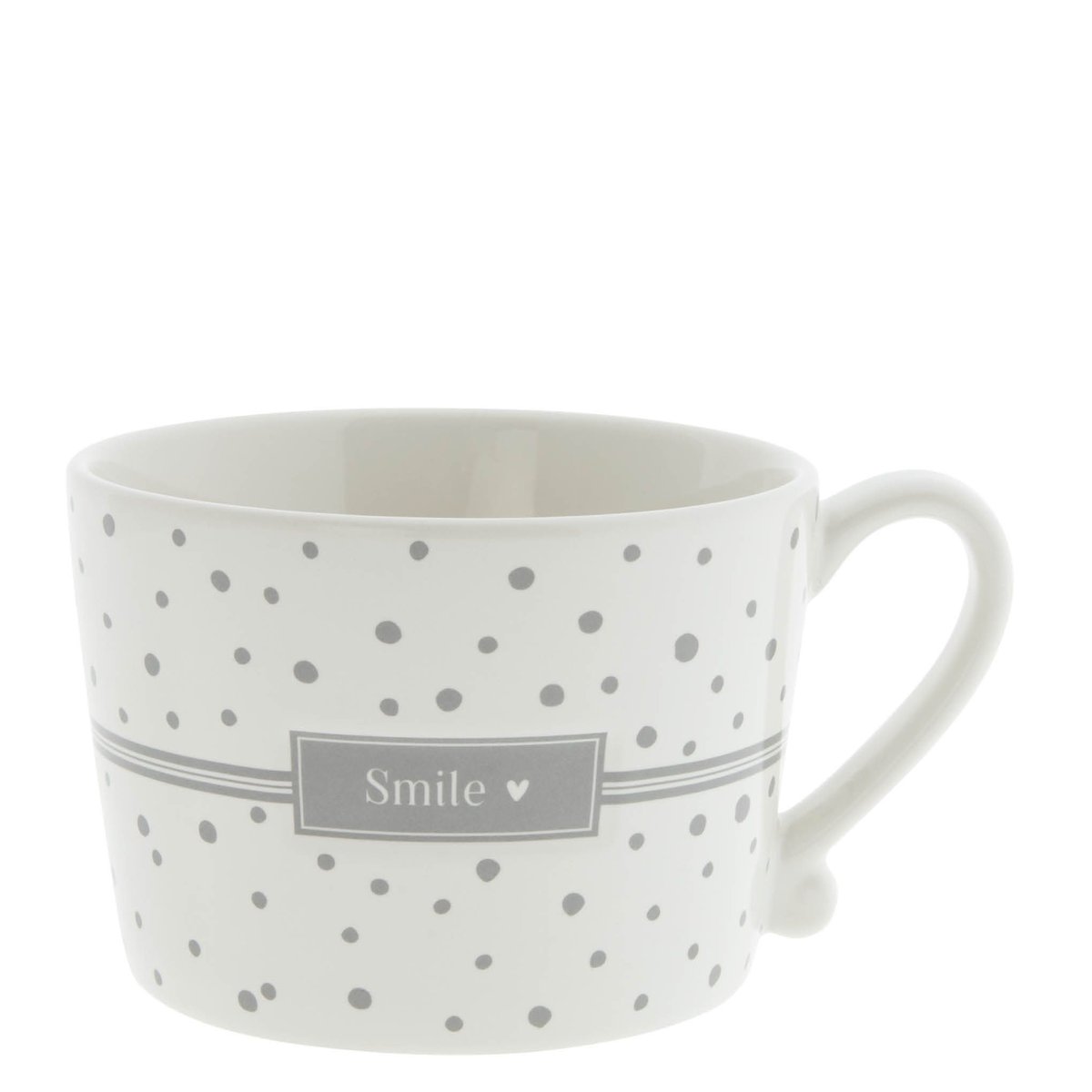 Kubek Filiżanka Smile Grey / Bastion Collections