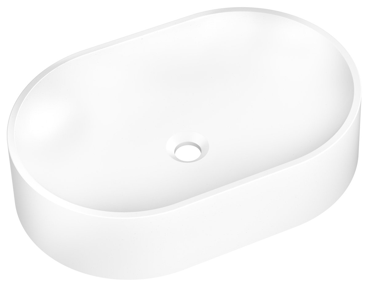 MODERNO UMYWALKA NABLATOWA GRANITOWA CZYSTA BIEL