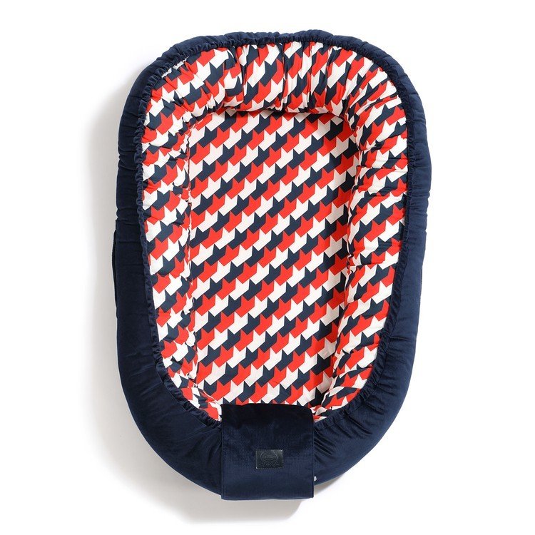 LA MILLOU KOKON BEST NEST - M - FIRST CLASS MOSAIC - ROYAL NAVY VELVET