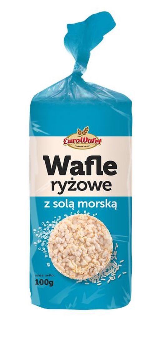 Eurowafle Wafle ryżowe z sólą morską 100 g
